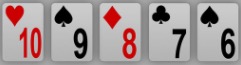 Pokerhand Straight