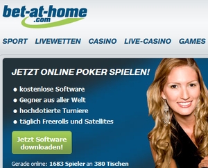 Bet at Home Poker Angebot